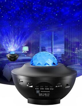 New Star Projector LED Night Light Room Decor with Remote with Timer Bluetooth 1